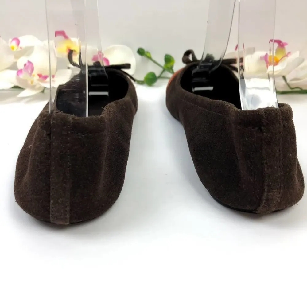 Steve Madden Suede Leather Colorblock Ballet Flats Size 9 - Image 5