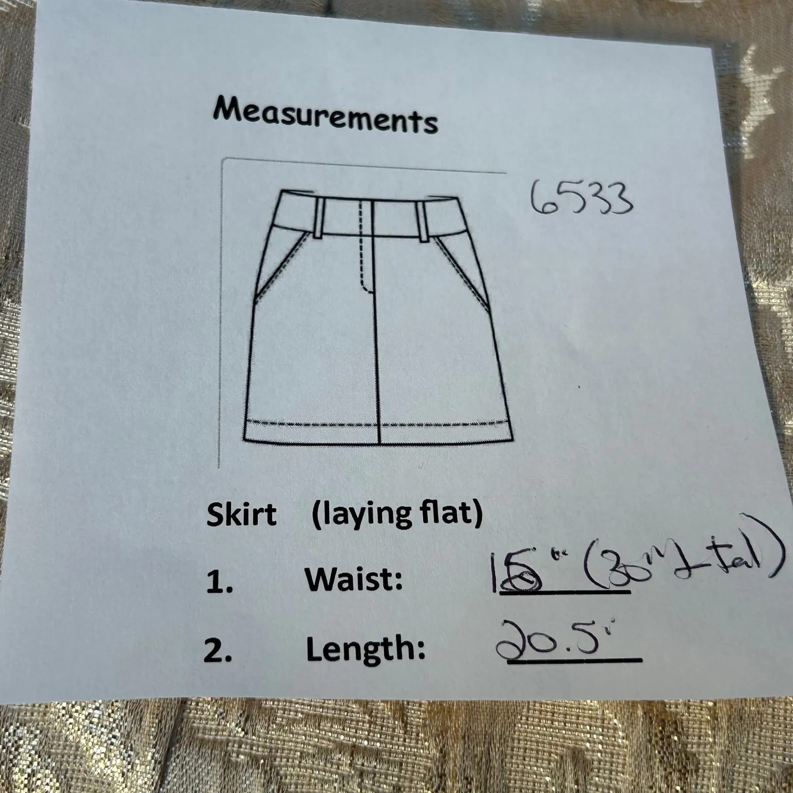 Ann Taylor LOFT Metallic Jacquard Brocade Pencil Skirt Women's Size 2 Gold - Image 5