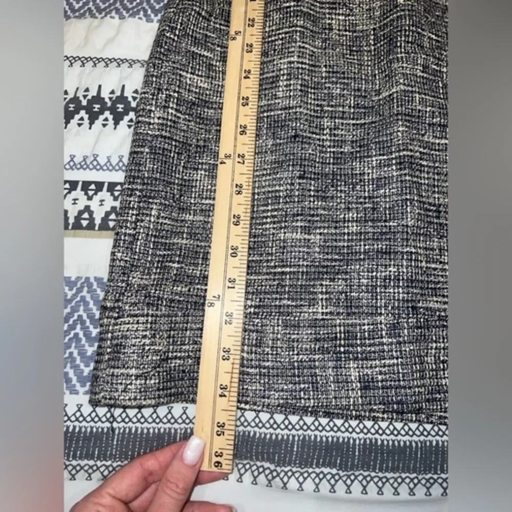 Barney’s New York Black & White Tweed Sleeveless Short Dress Sz‎ 6 - Image 4