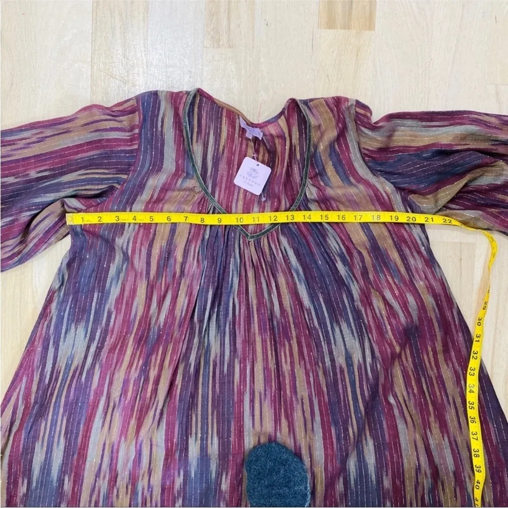 NEW Calypso St. Barth beautiful bohemian shiny tunic - Image 12