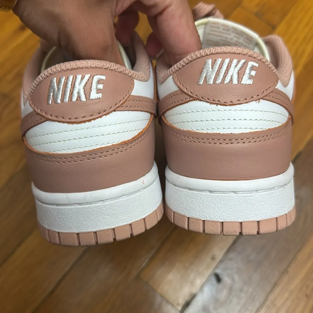 Nike  Dunk Low Sneakers - Pink and White - Image 5