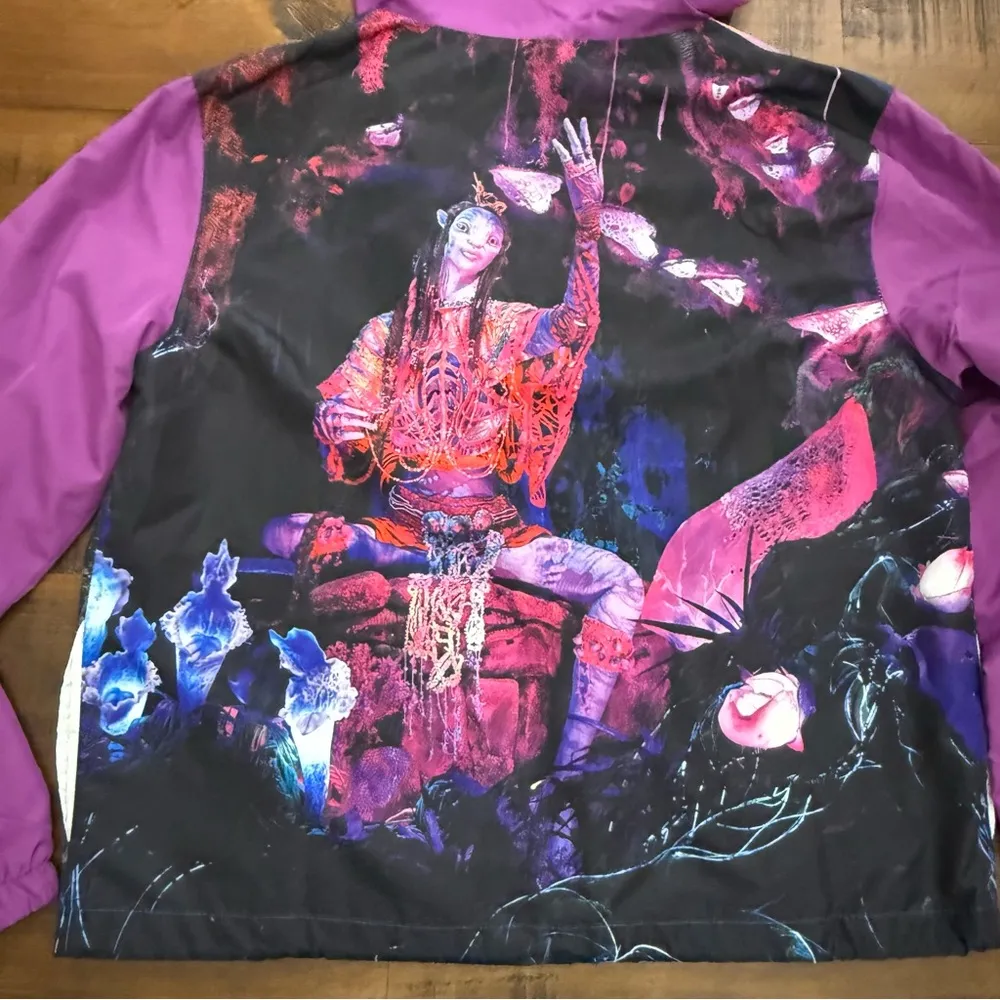 Disney Parks Pandora World Of Avatar Spring Jacket Full Zip Jacket Small Purple - Image 3