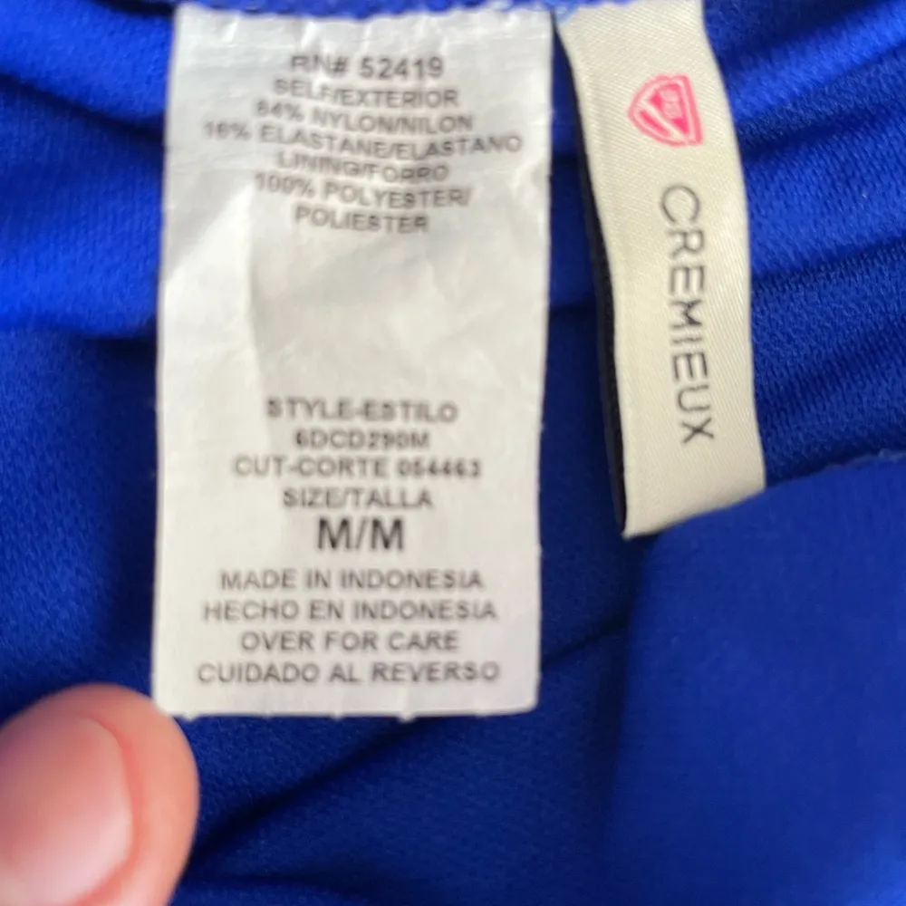 Cremieux Blue Paisley Halter Swimsuit. Size M - Image 7