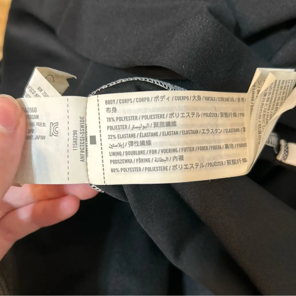 YPB SculptLux Mini Athletic Exercise Dress Black Size XL - Image 11