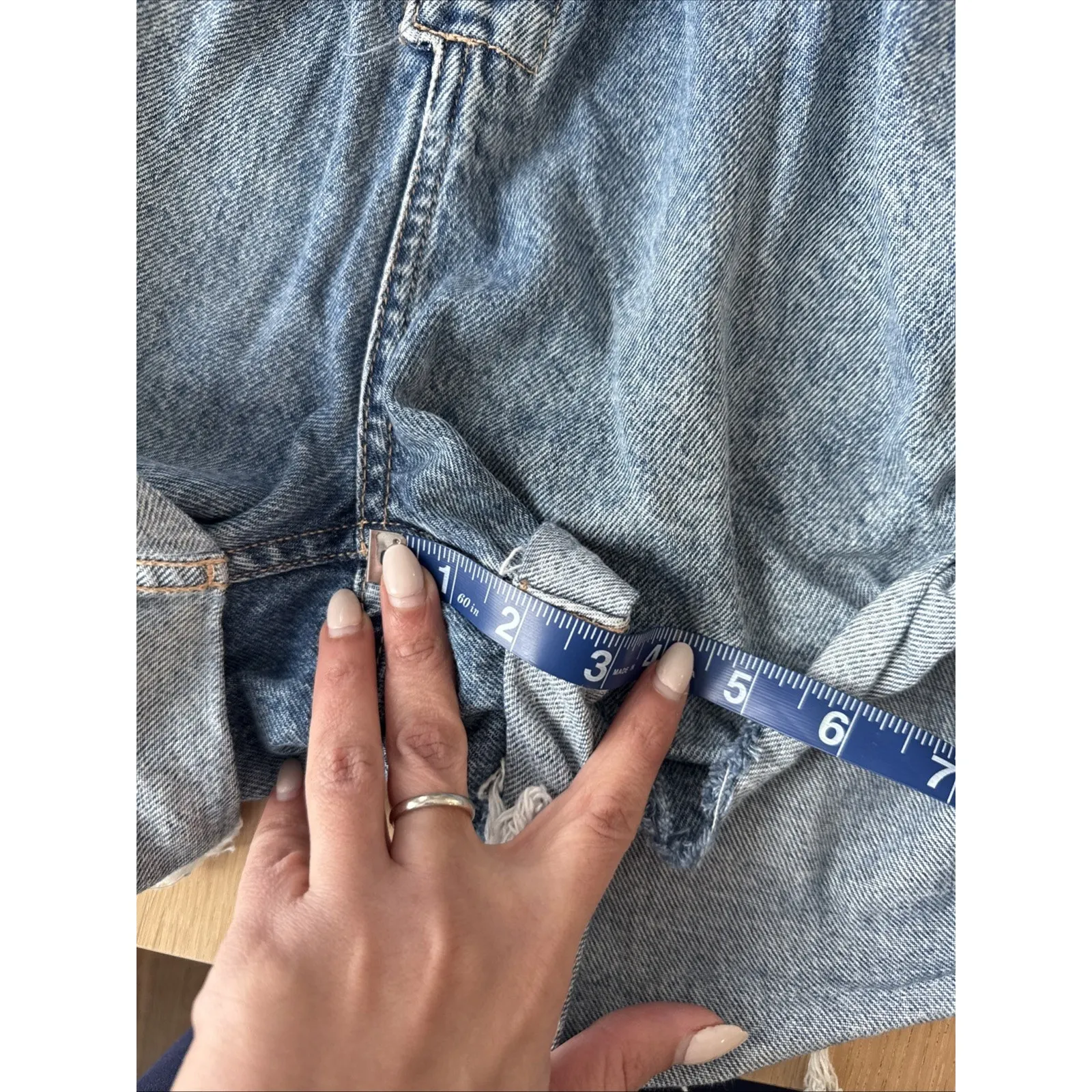 Free People Romper Marci Cuffed Shortall In Medium Marrakesh Blue 2435 - Image 9