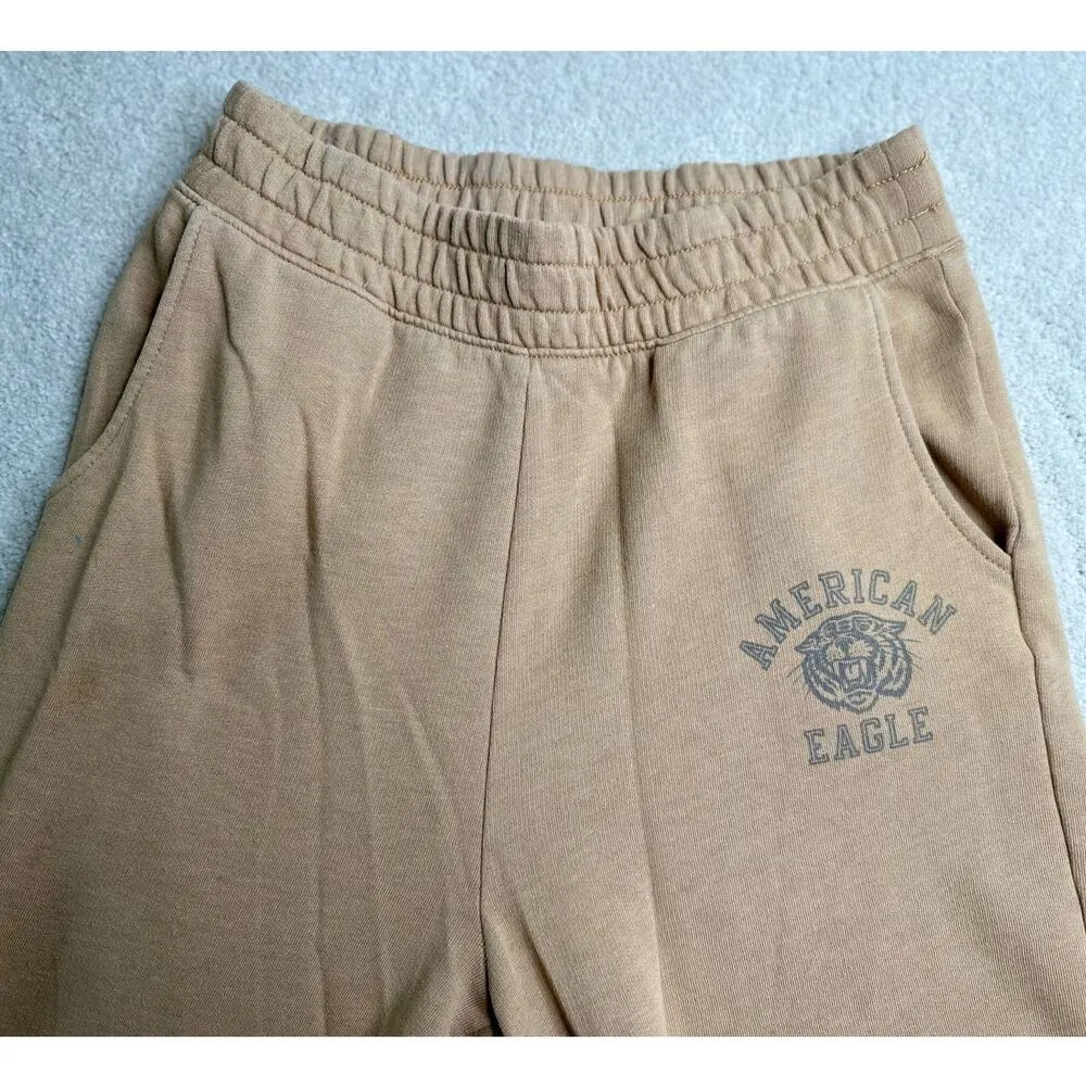 American Eagle: Faded Goldenrod Yellow Tiger Sweatpants - Image 5
