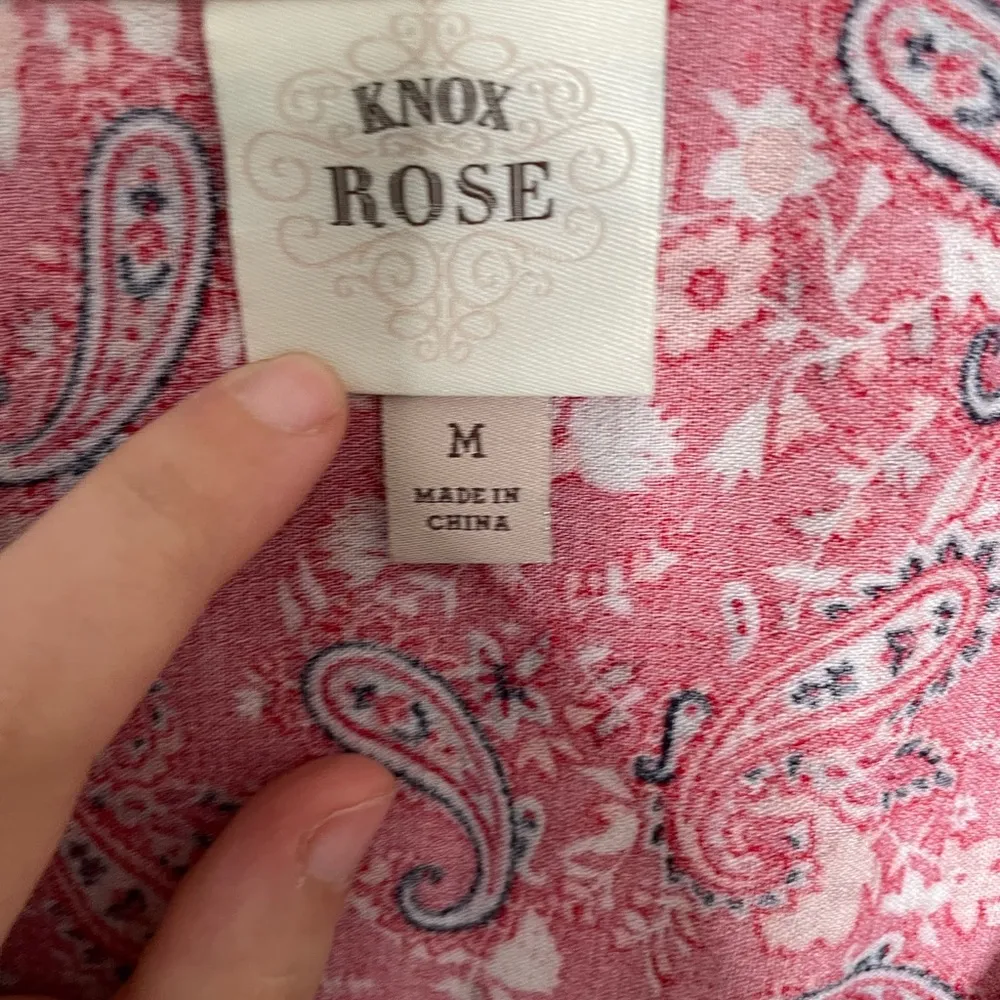 Knox Rose Red Boho Swing Top Medium - Image 4