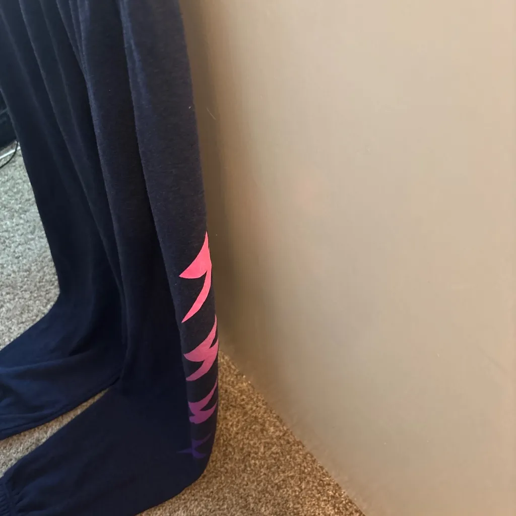 Aviator nation, pink bolt, navy sweatpants New with tags large - Image 3