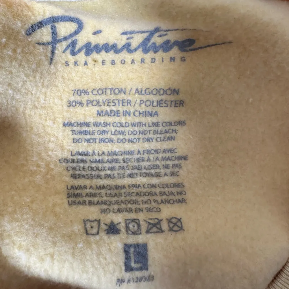 Primitive Skateboarding Crewneck Elevator Washed Crewneck‎ NWT Size L Size L - Image 6