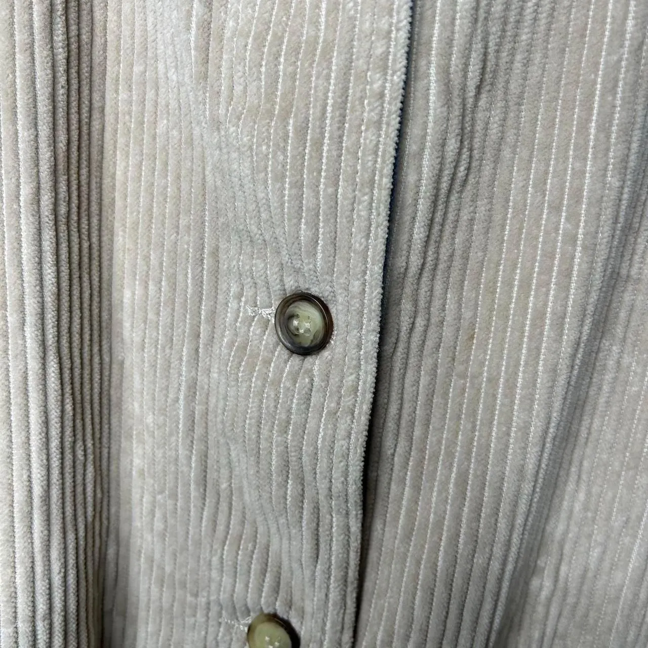 American-vintage Women's Cream and Tan Jacket - Image 4