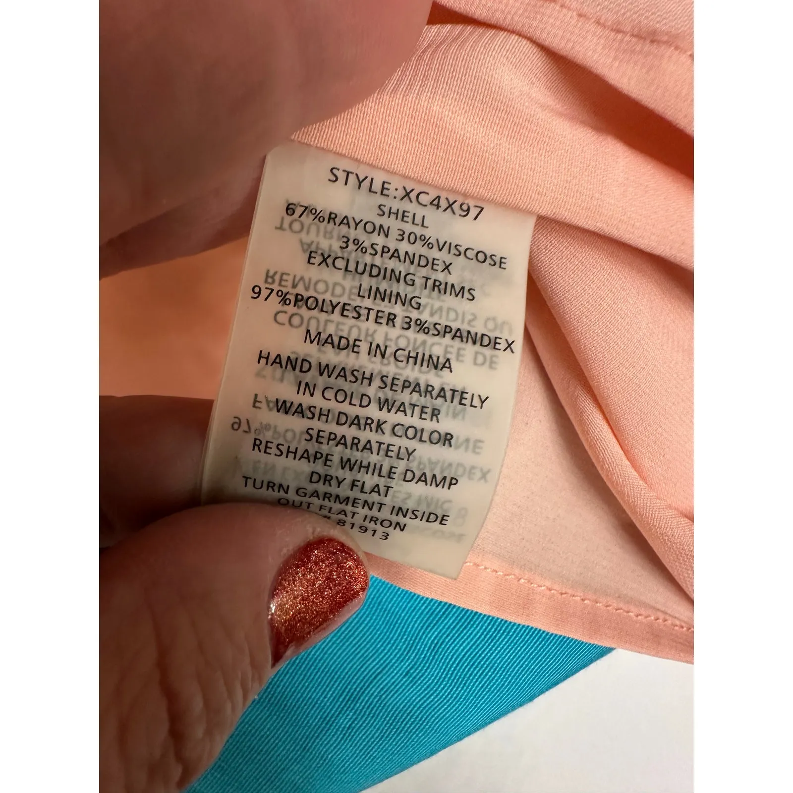 Anthropologie Tracy Reese Mini Dress Pink Painterly Fit & Flare New size 6 - Image 8