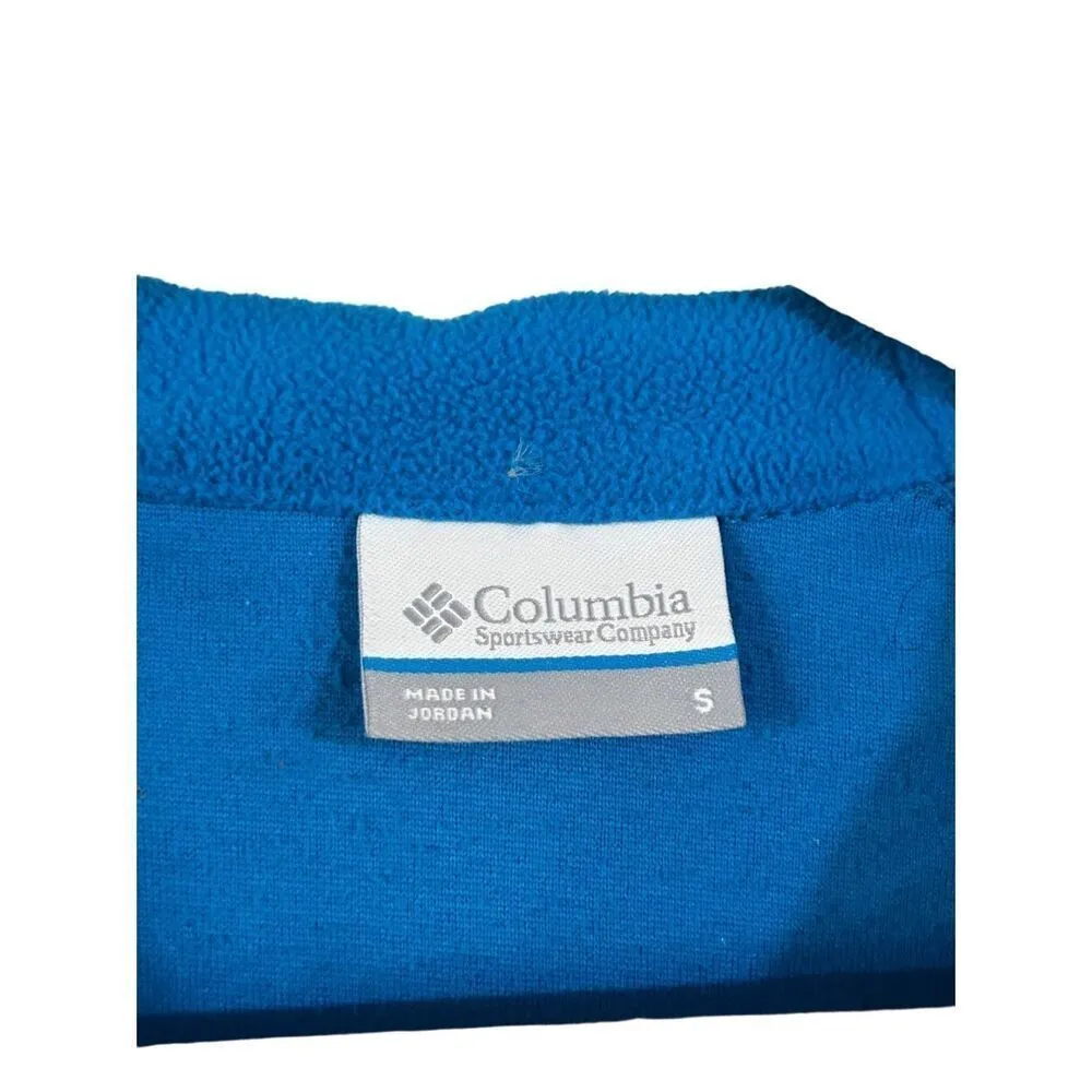 Columbia Half Zip Pullover Fleece Top Blue Activewear Womens Small S‎ - Image 2
