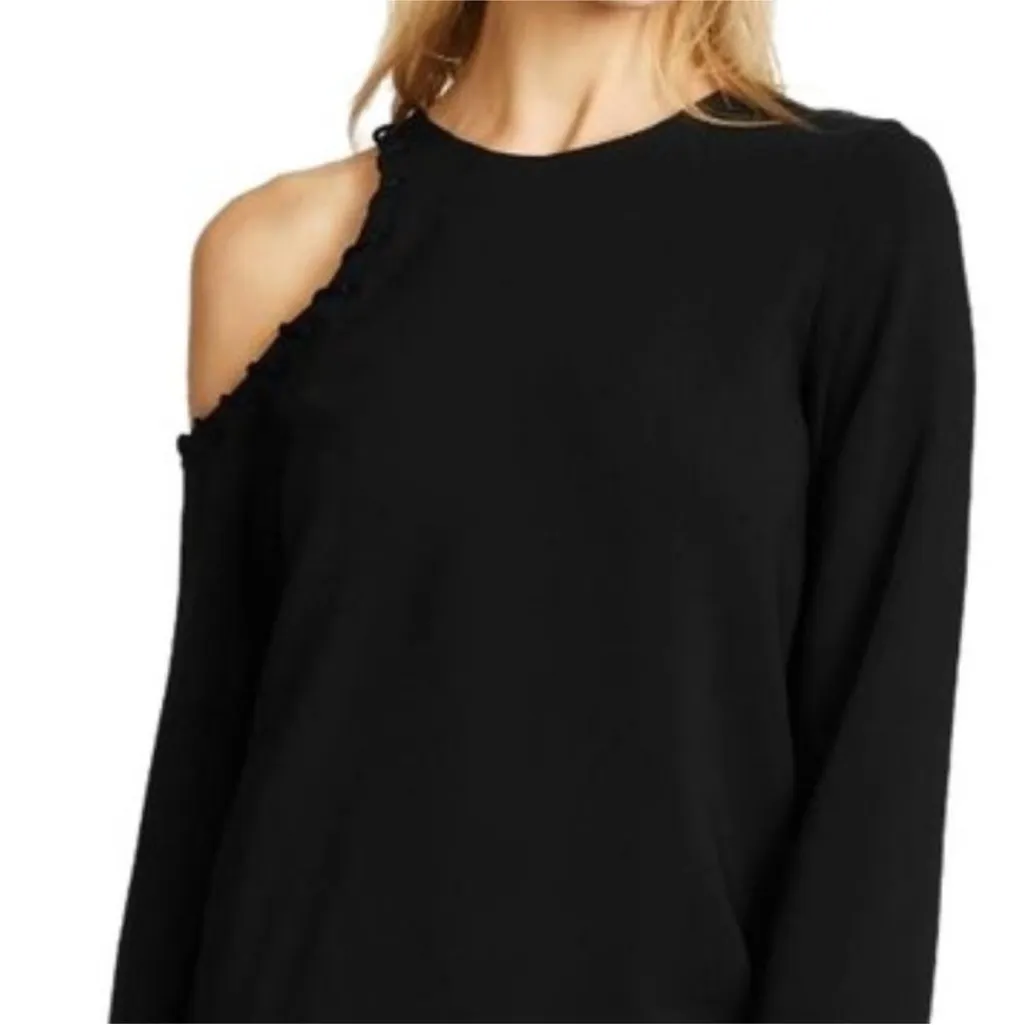 IRO Breen Shoulder Cutout Long Sleeve Mini Shift Dress Size 38 - Image 7