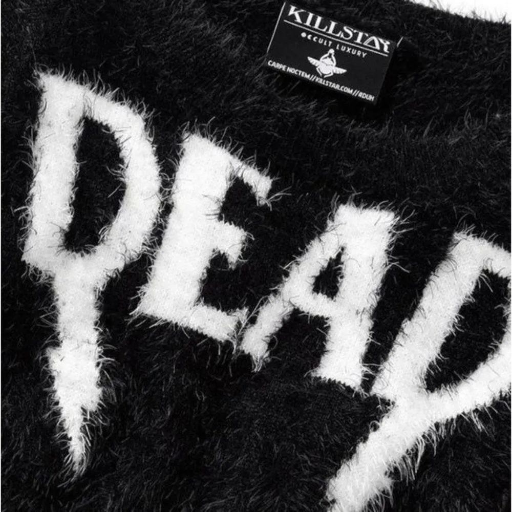 KILLSTAR  Dropout Dead Fuzzy Cropped Sweater - Image 6