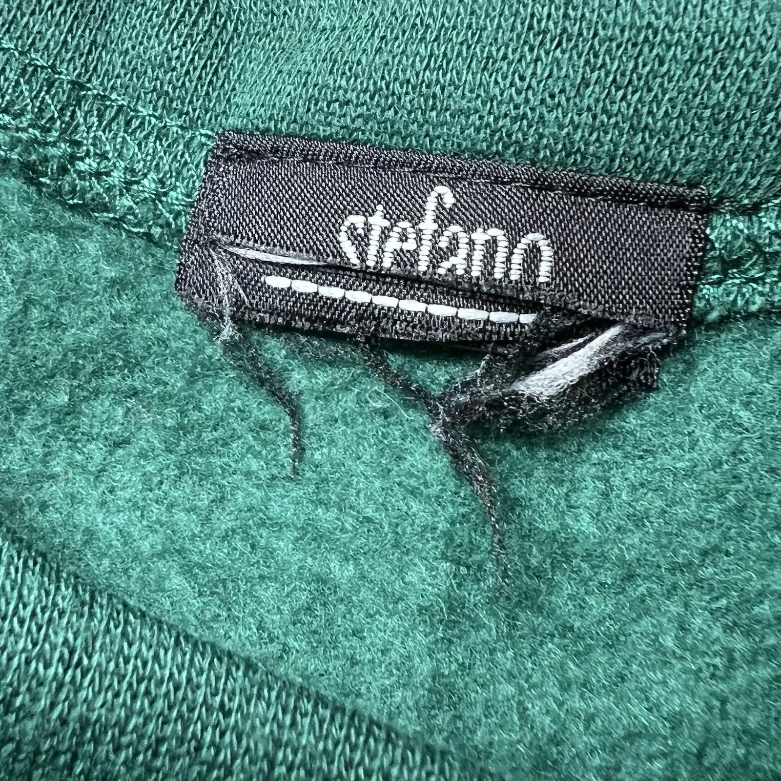 Vintage Christmas Sweater Womens 14/16W Green Noel Holidays Casual Cozy Crewneck Size 14P - Image 8