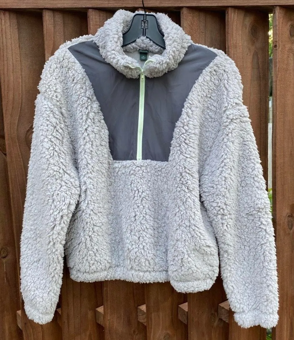 Wild Fable NWT  Zip Pullover Sherpa M - Image 3