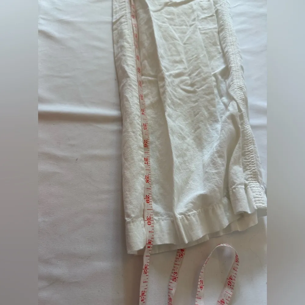 Converse Women’s Medium Linen white utility pants - Image 3