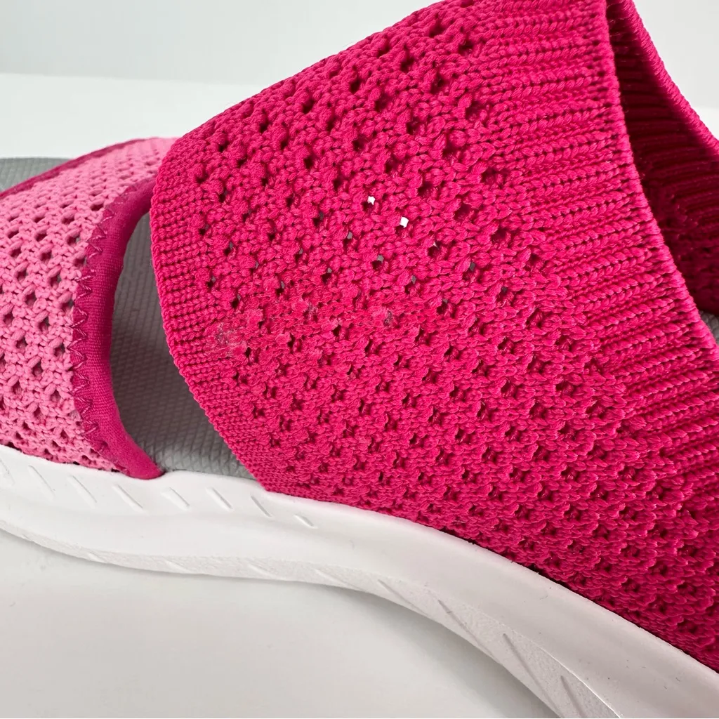 Easy Spirit Davera 2 Open Toe Slip On Slide Sandals in Pink sz 6 Sporty Two Tone - Image 8