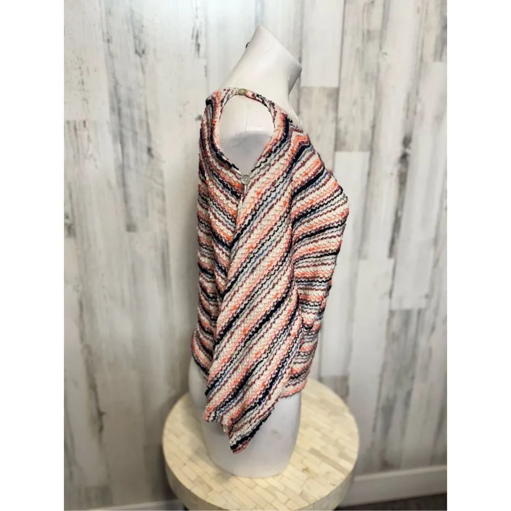 Anthropologie Postmark Malu Striped Sweater medium Multi color space dye - Image 6