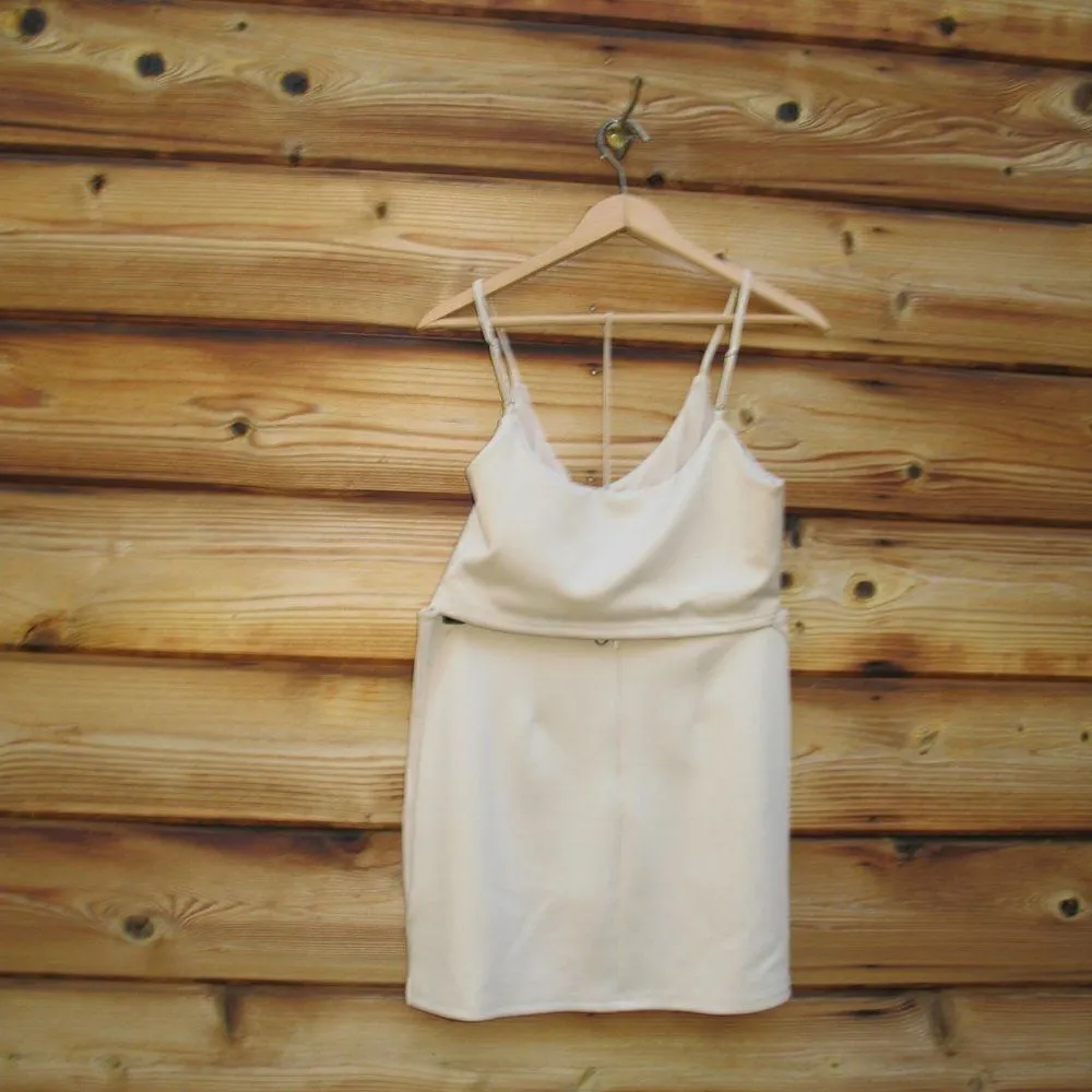 NWT Superdown Madalyn Skirt Set in Nude XL - Image 7