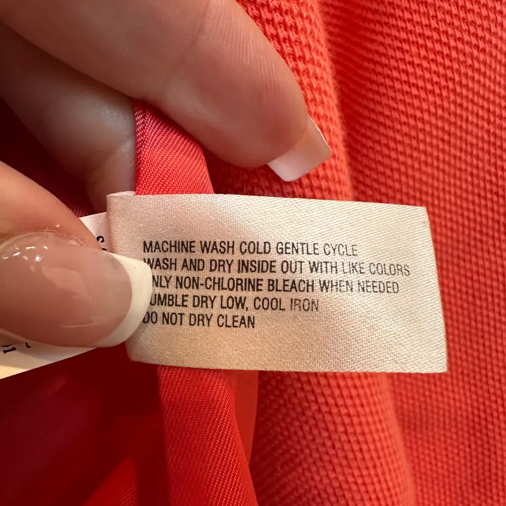 Vintage GAP Y2K The Academy Blazer Single Breasted Jacket Fire Coral Size 6 S - Image 11