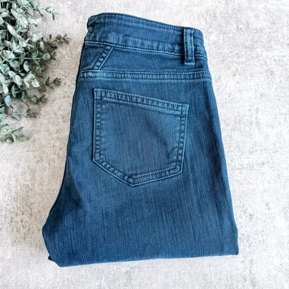 Closed Teal Slim Leg Baker Jean Size 24 Blue - Image 2