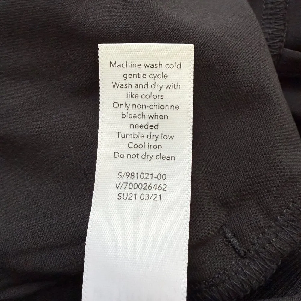 Athleta Brooklyn Jumpsuit Women's 26 Black Active Workout Athleisure Travel NWOT - Image 16