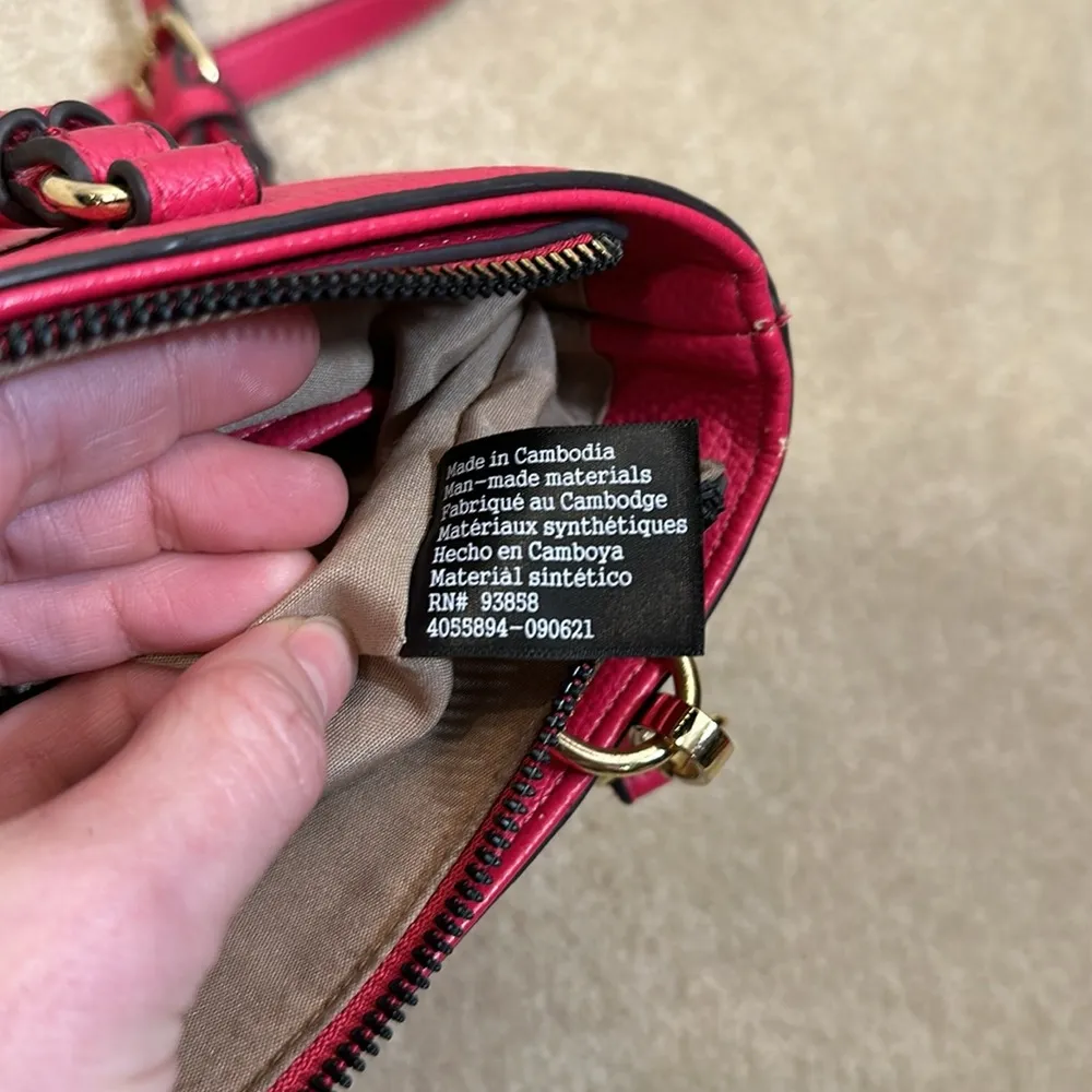 Nanette Lepore Hot Pink Barbie Crossbody Purse Bag - Image 7