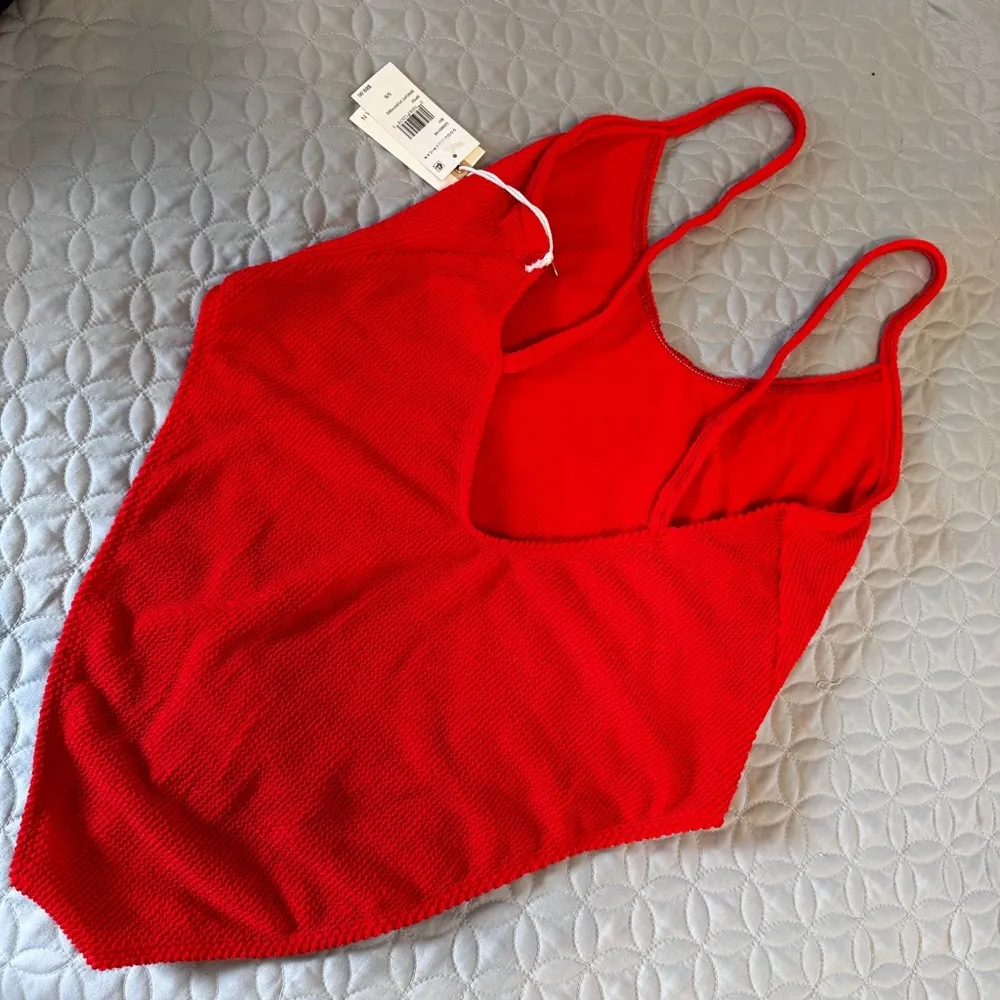 NWT Women's Good American Always Fits Swimsuit Bodysuit Bright Poppy 5/6 2XL/3XL - Image 3