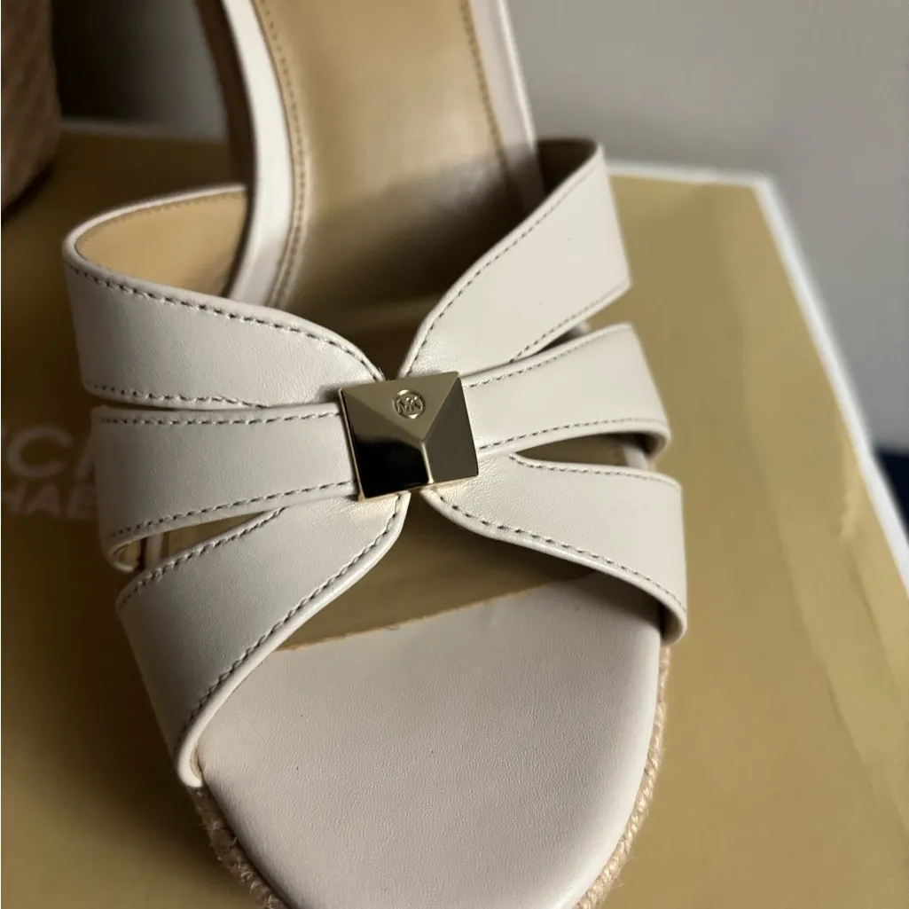 MICHAEL Michael Kors Women's Maggie Espadrille Wedge Sandals - Image 4