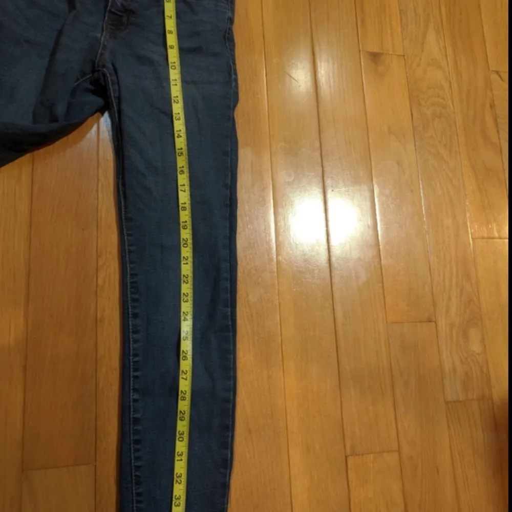 Aeropostale Darkwash Skinny Jeans High Rise Jegging Size 6 Short - Image 3