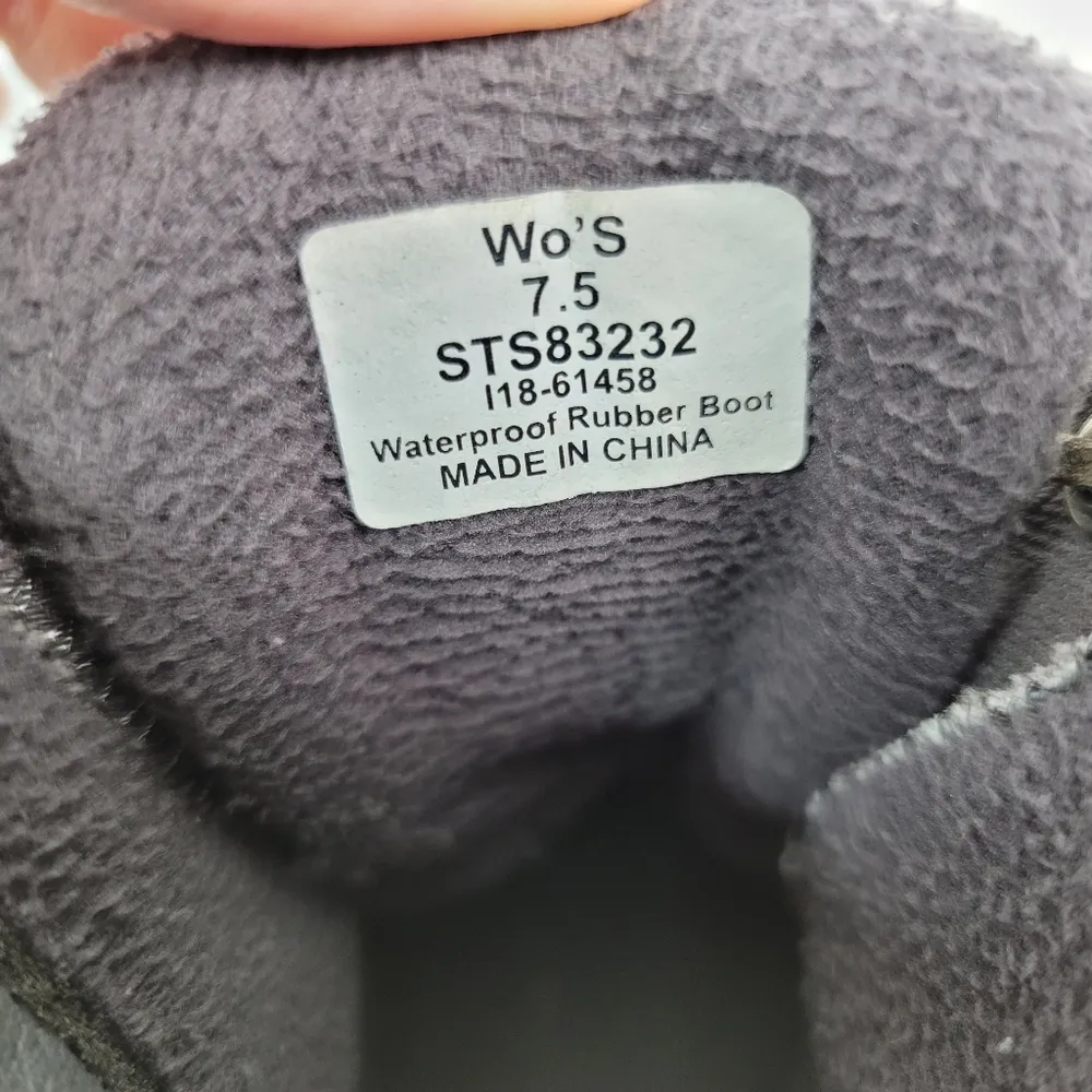 Sperry Saltwater Top-Sider Women Size 7.5  Duck Boots STS83232 Waterproof Rubber - Image 12