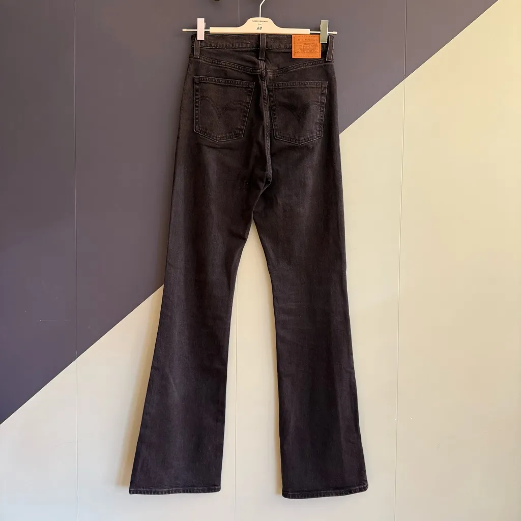 Levi's  Ribcage Boot Jean, Black, Size 25 - Image 2