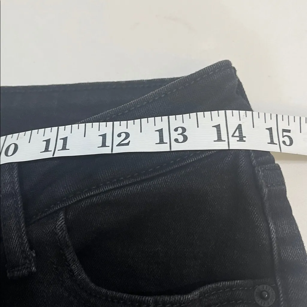 Old Navy Rockstar midrise skinny black jeans - Image 6