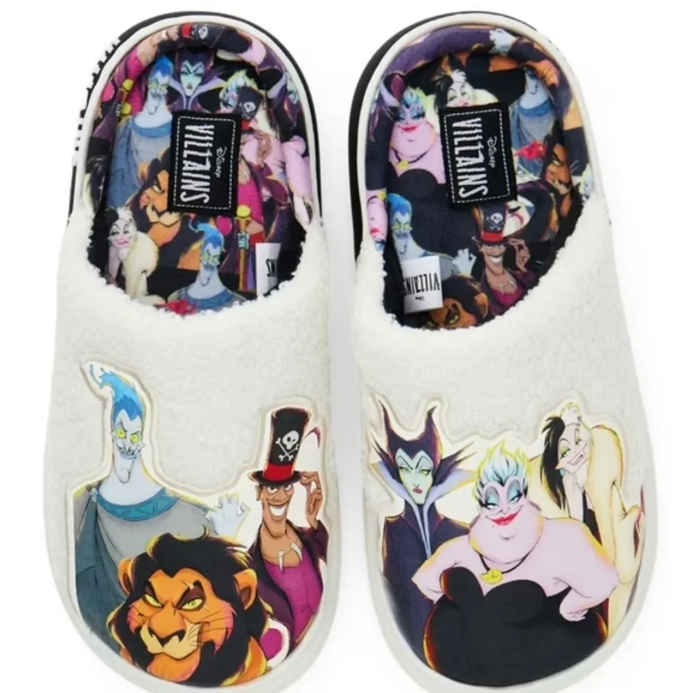 NWT! Disney's Womens Cream Villians Slippers 9/10 - Image 5