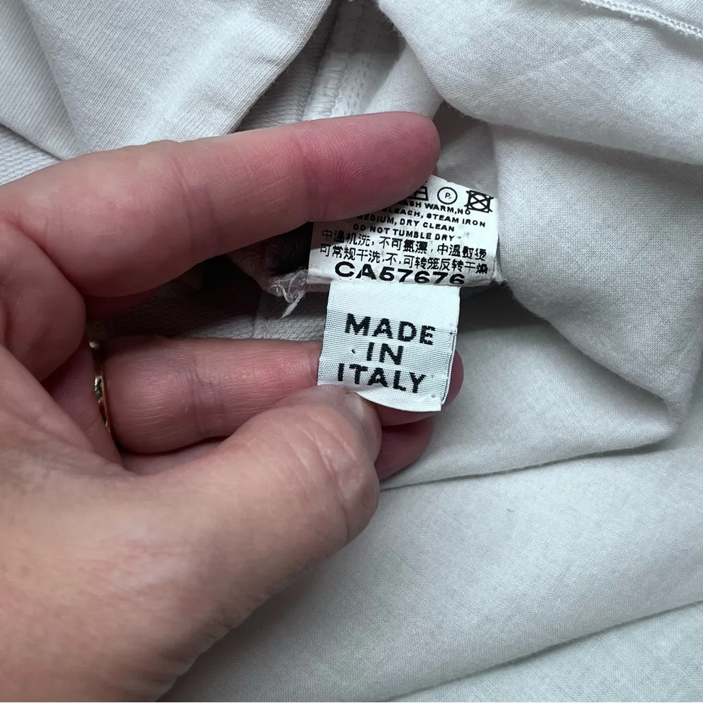 European Culture White Blouse Size M - Image 7