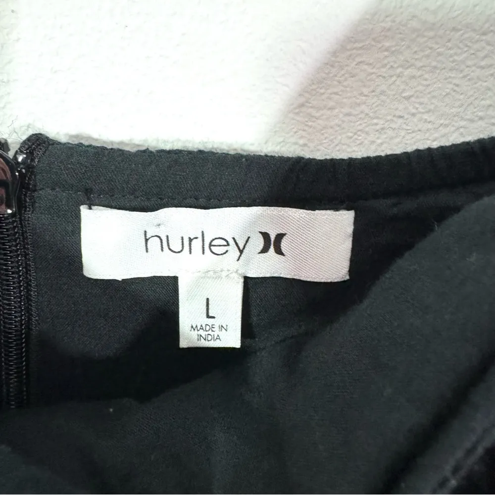 NWT Hurley Shibuya Black Pom Pom Beach Boho Dress - Image 11