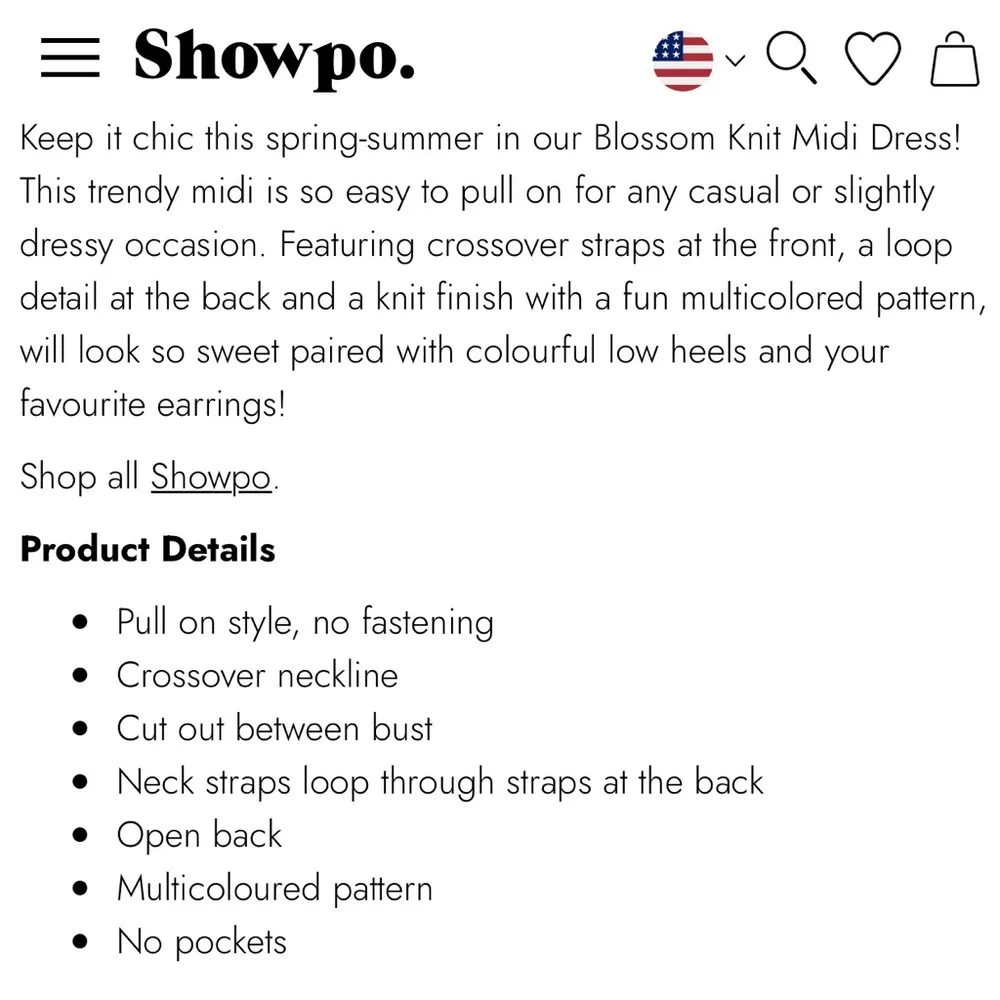 Showpo. Blossom Multicolored Knit Midi Dress Orange Size 6 - Image 3