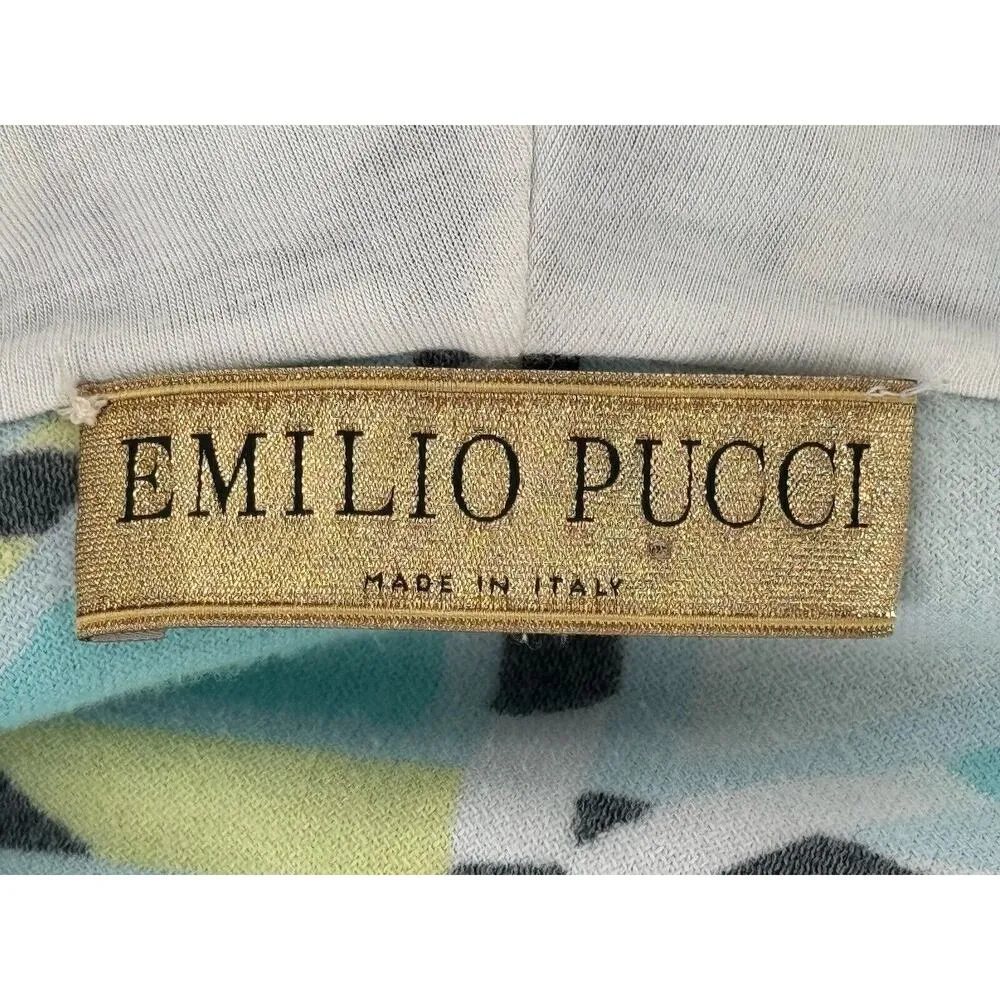 Emilio Pucci Dress Size 8 42 Terrycloth Beach Resort Hooded Swim Cover Up - Image 12