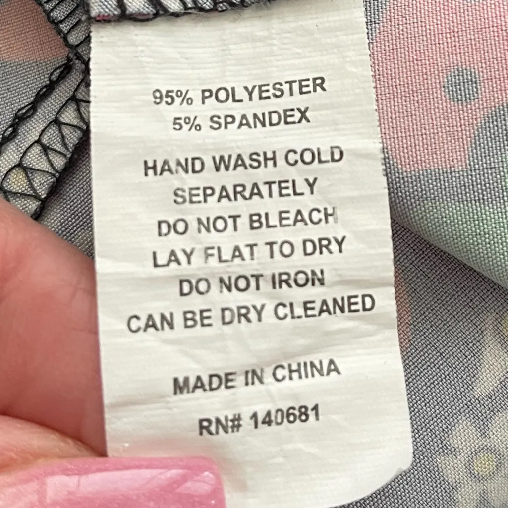 Hello Kitty x Smak Parlour Rare  Limited Edition Mini Strawberry Floral Dress L - Image 15