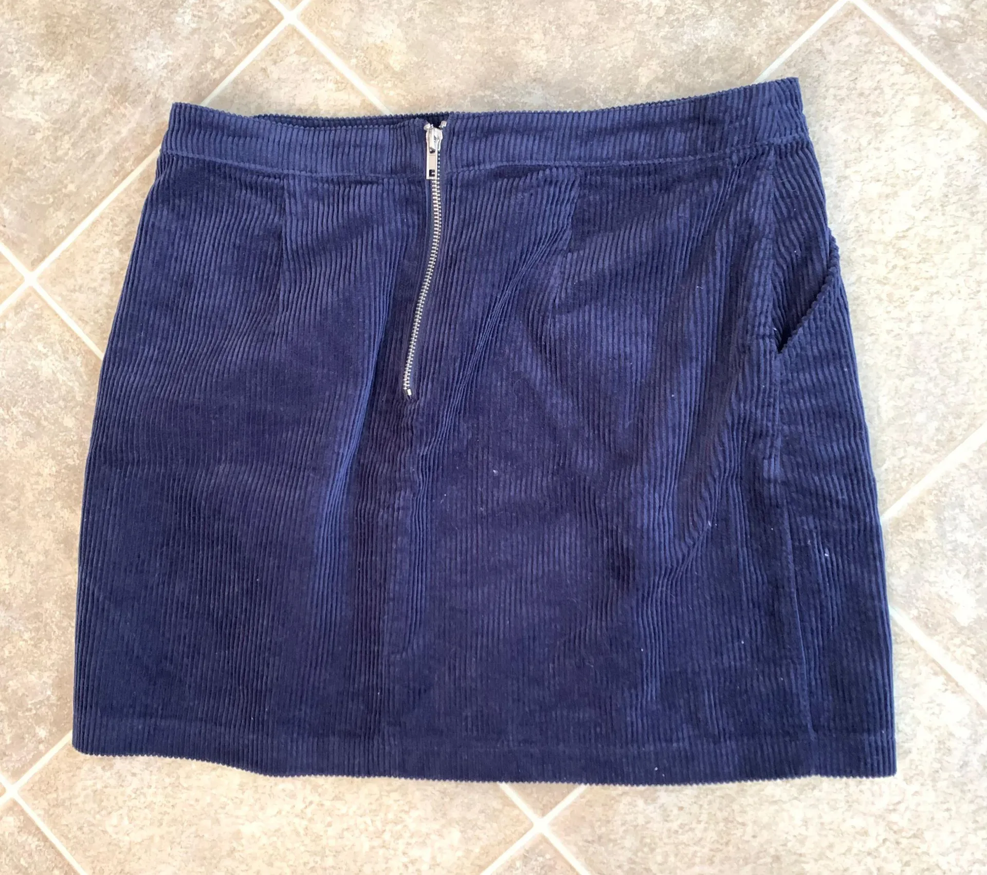 Blue Mini Skirt - Image 2