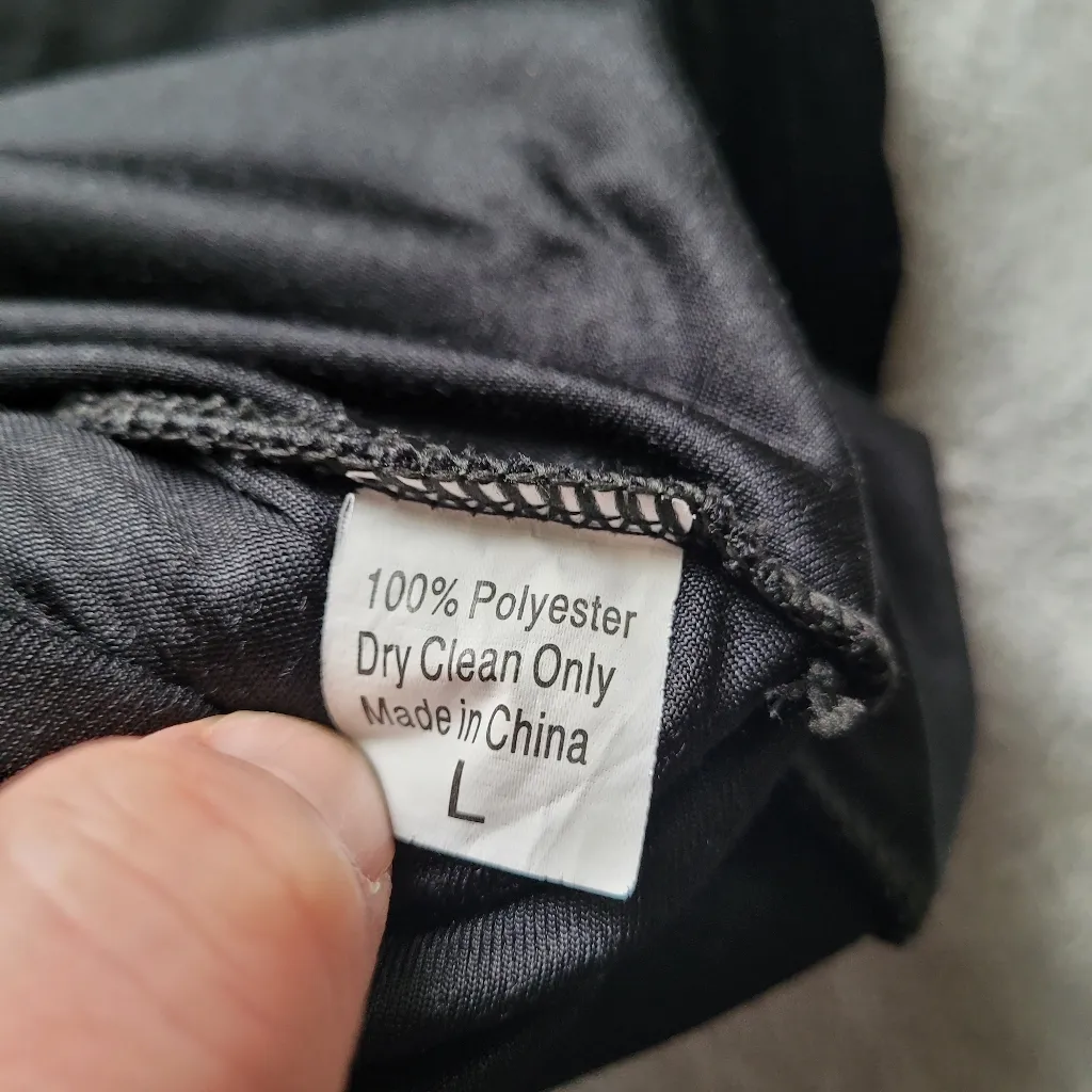 Hopeless Romantic Black Velvet Maxi Dress Long Sleeve Size L Large Gothic Witch - Image 13