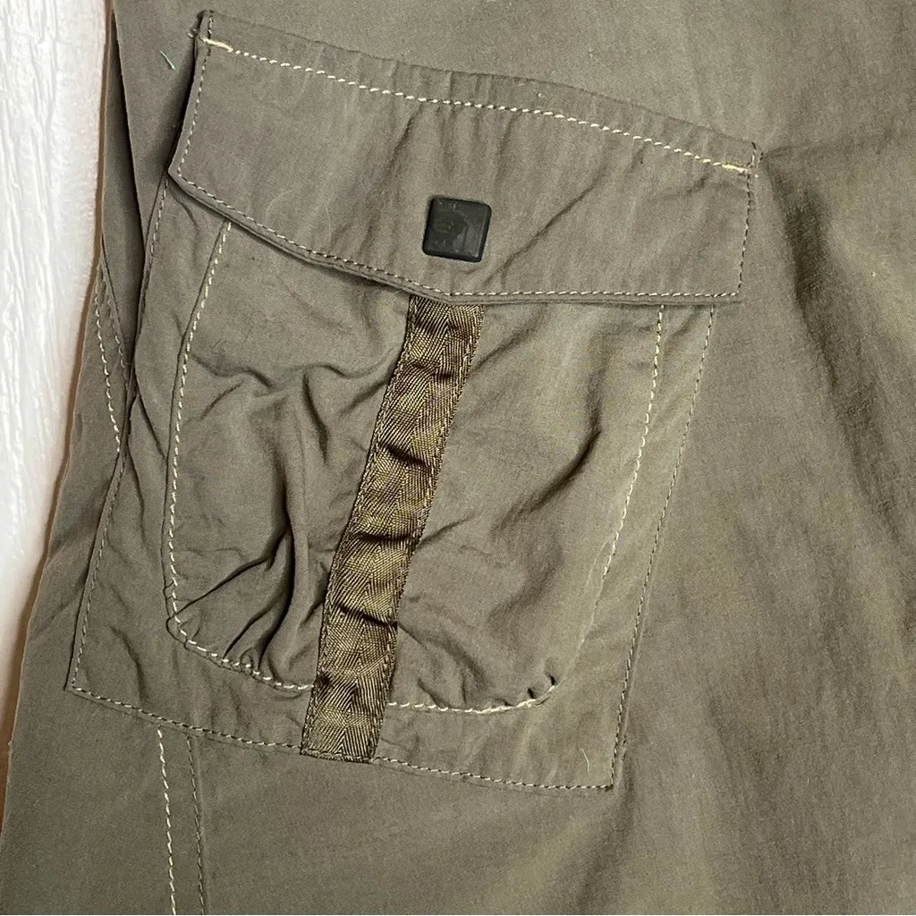 Mountain Hardwear Sz 4 Olive Green Nylon Skirt A-Line Outdoorsy - Image 4