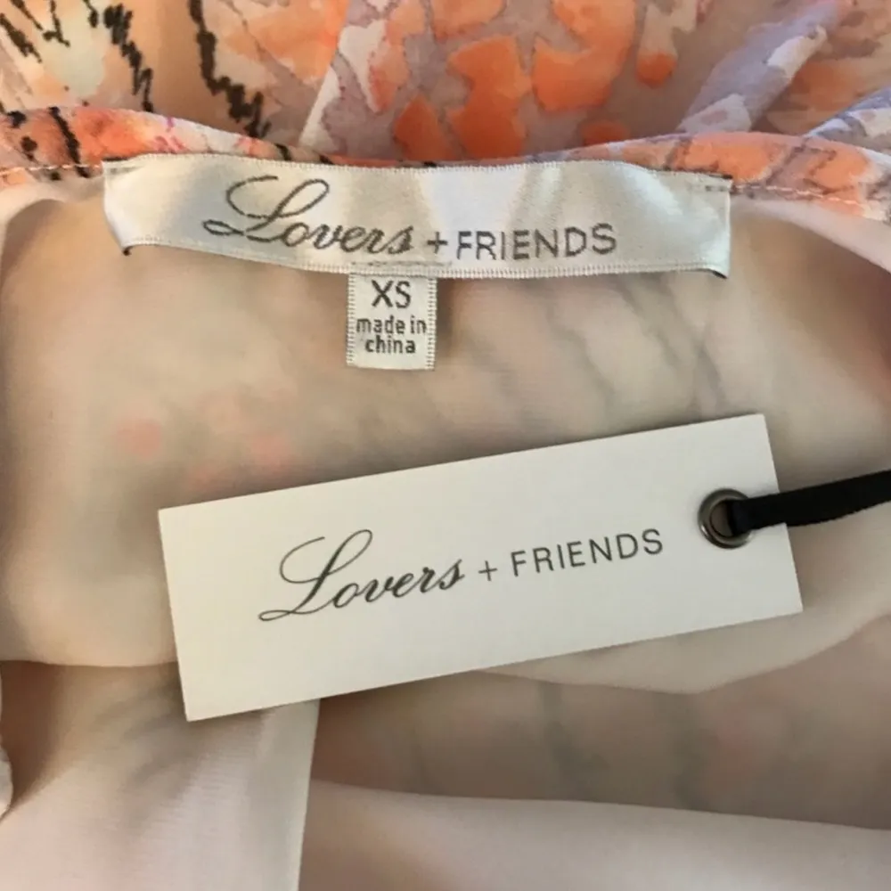 Lovers + Friends Dress Size XS NWT Boho Sleeveless
Fit Flare Tie Back Summer NEW - Image 8