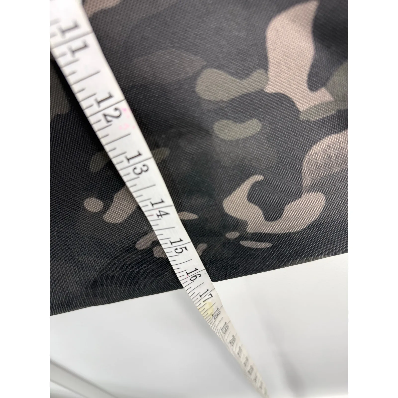 New Camo Drawstring Bag Black - Image 6