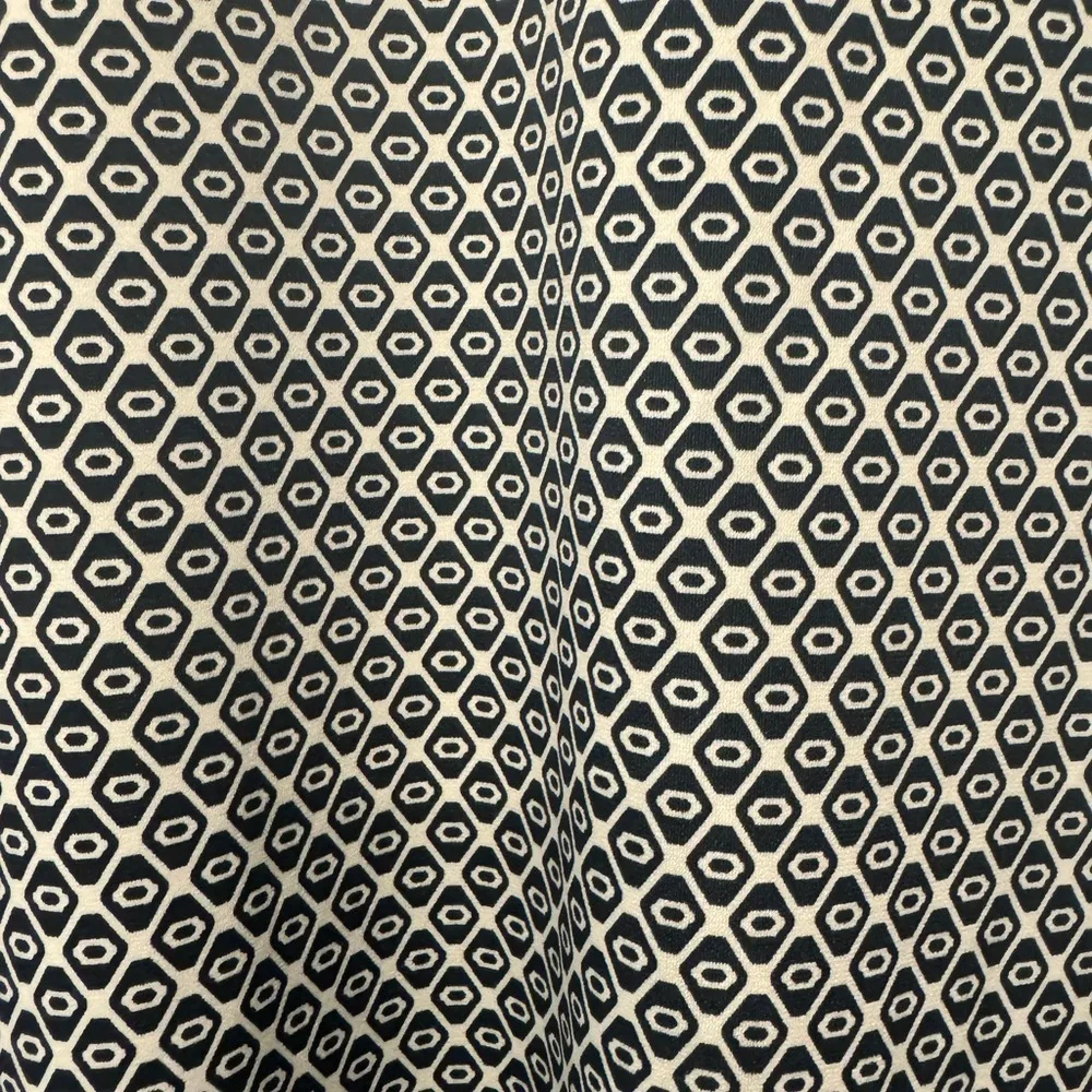 Max Studio Printed Shift Dress | Blue & Teal Border Print | Size M - Image 6