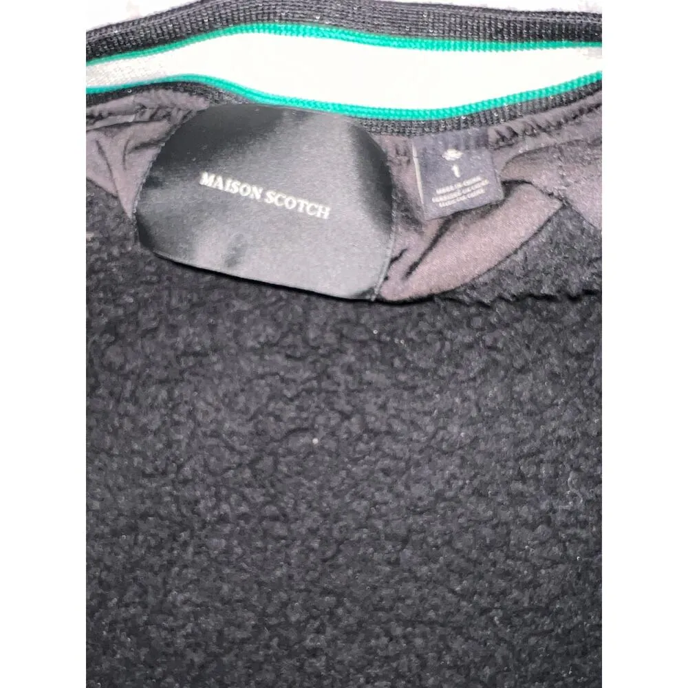 Maison  Scotch womens size 1 varsity jacket bird embroidery edgy, school girl - Image 7