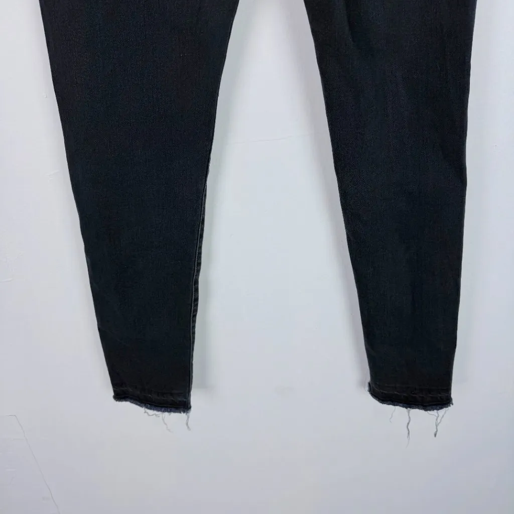 Veronica Beard 12" Corset High Waist Skinny Jeans in Dark Slate Wash Size 27 EUC - Image 11