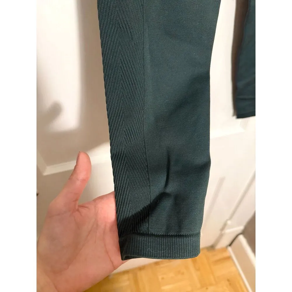 Abercrombie and Fitch YPB Forest Green Leggings Size S - Image 5