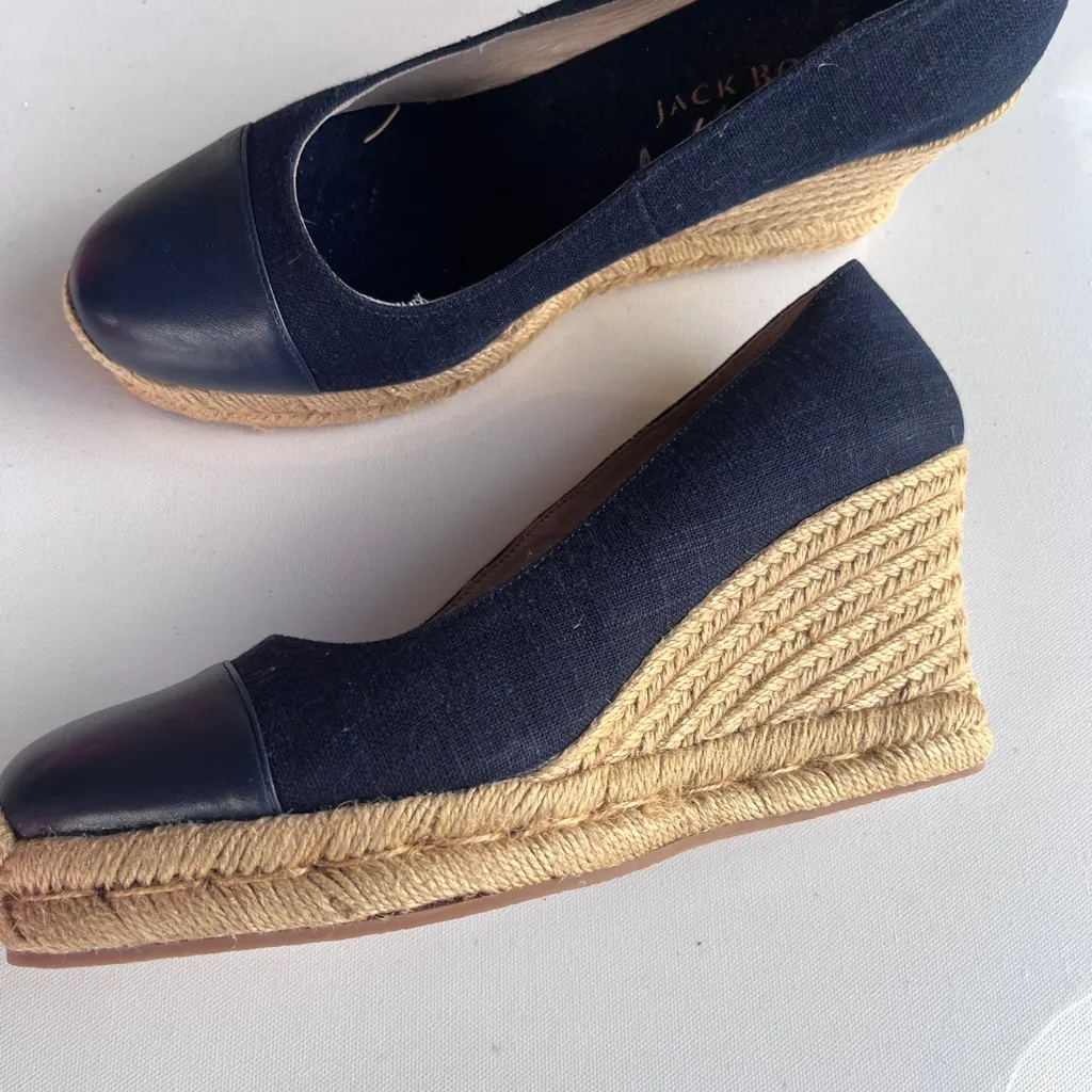 Jack Rogers Women's Black leather sandals. Size 10 - Image 2